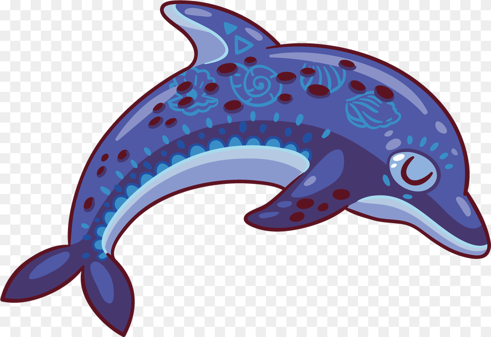 Common Bottlenose Dolphin Purple Clip Art, Animal, Mammal, Sea Life, Fish Free Transparent Png