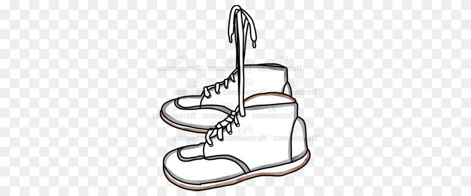 Common Craft Cut Out Library Common Craft, Clothing, Footwear, Shoe, Sneaker Png