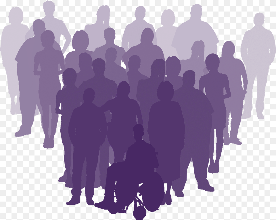 Common Ground Helps Over People Each Year Social Group, Person, Crowd, Silhouette, Adult Free Png Download