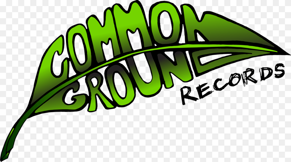 Common Ground Og Logo Tee Common Ground Records, Green, Leaf, Plant, Animal Png