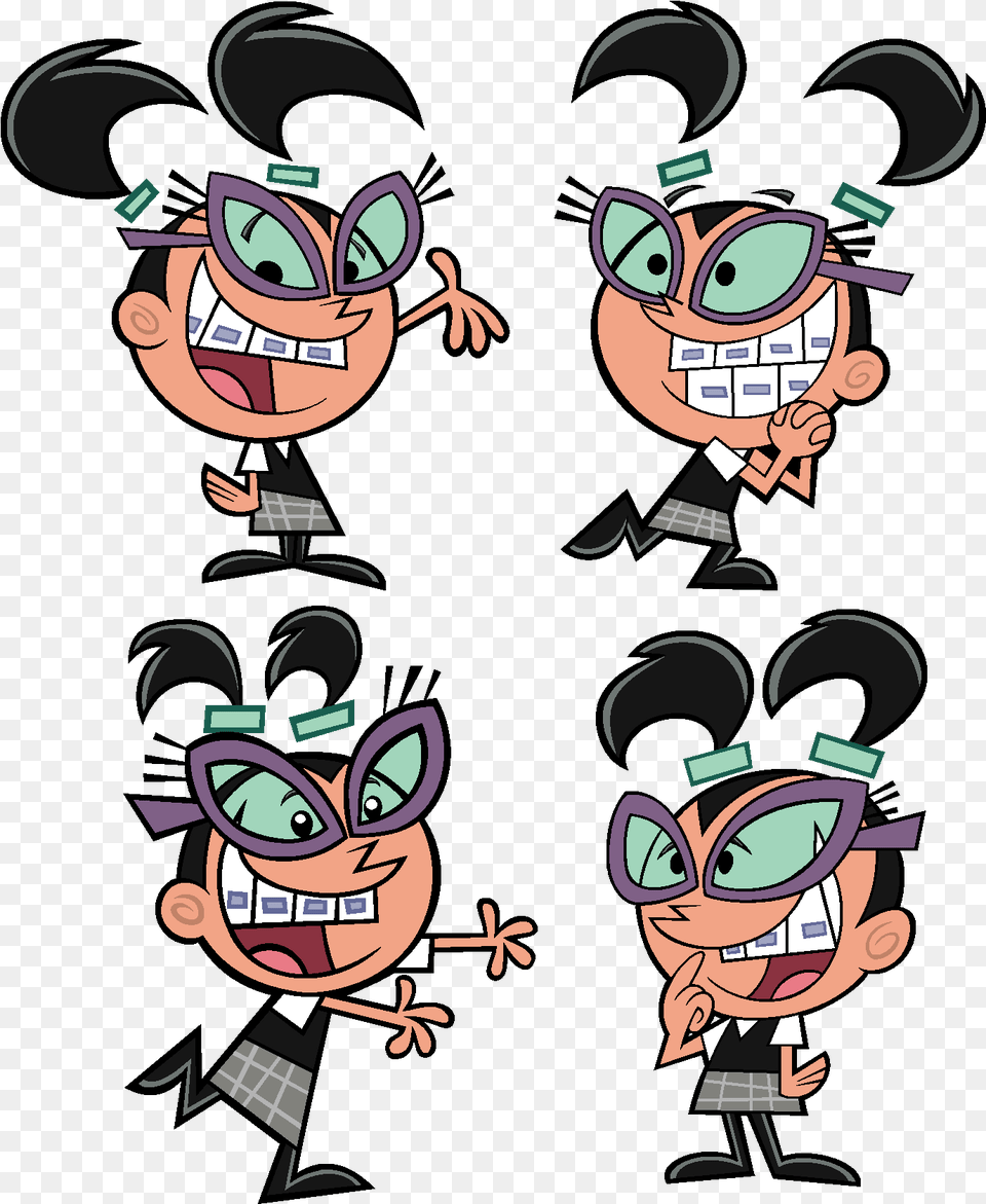 Common Images Of Tootie Fairy Oddparents Cartoon People Fairly Odd Parents Characters, Person, Face, Head, Book Free Png Download