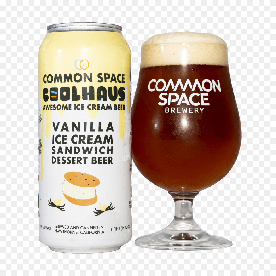 Common Space Brewery Beer, Alcohol, Beverage, Lager, Glass Png Image