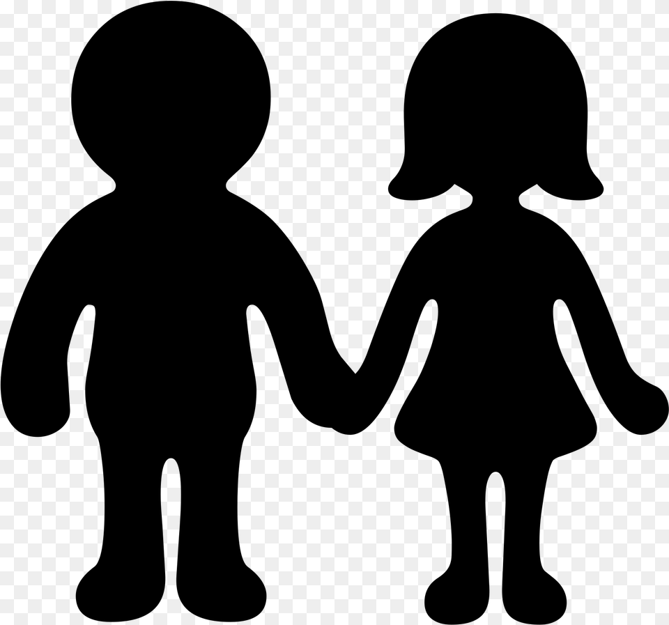 Commons Clipart Human Interaction Love At One Side, Gray Free Transparent Png