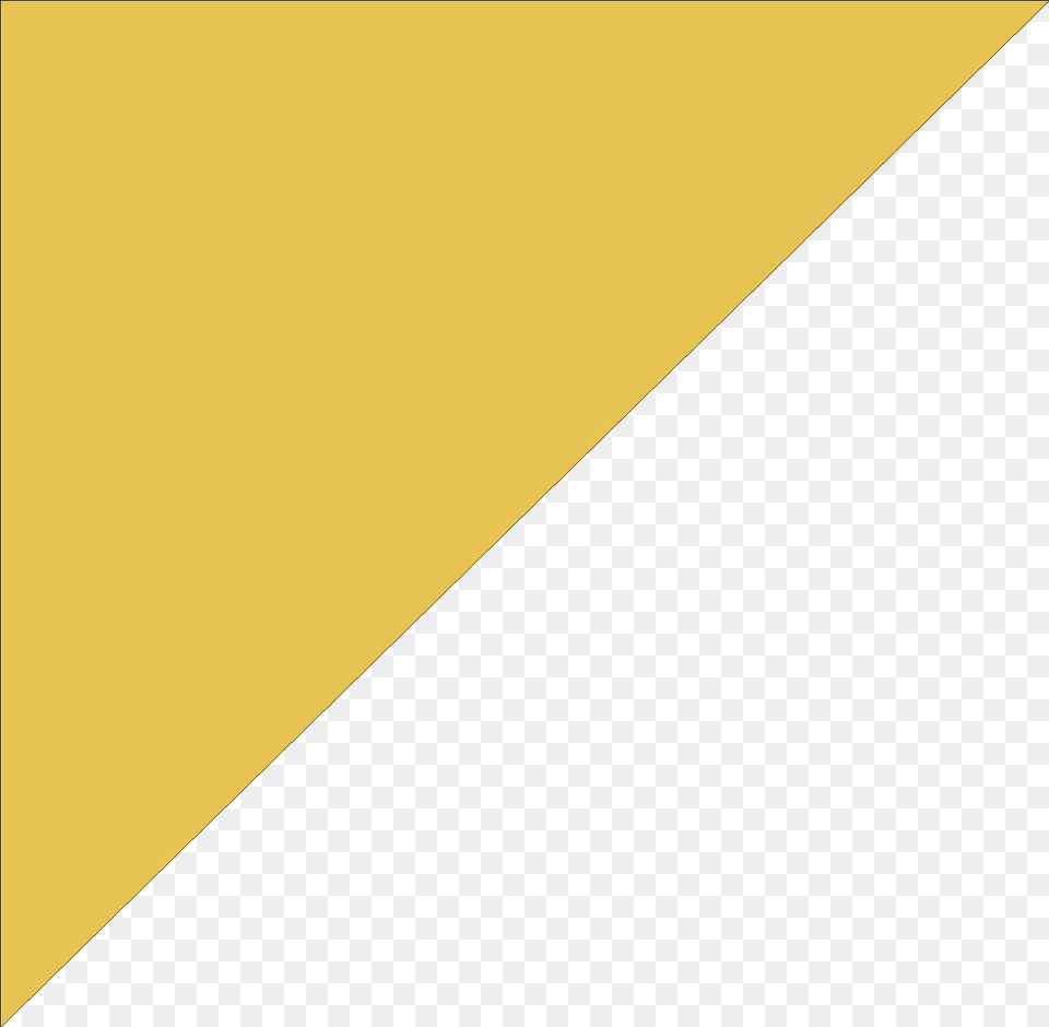 Commonwealth Triangle Yellow Yellow Corner Triangle, Lighting, Wood, Plywood Png Image
