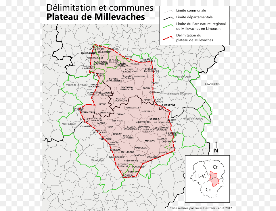 Communes Du Plateau De Millevaches, Atlas, Chart, Diagram, Map Free Png
