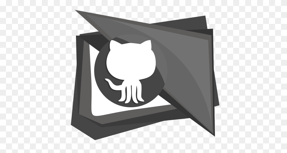 Communication Connection Git Github Logo Repository Social Icon, People, Person, Stencil, Bag Png Image