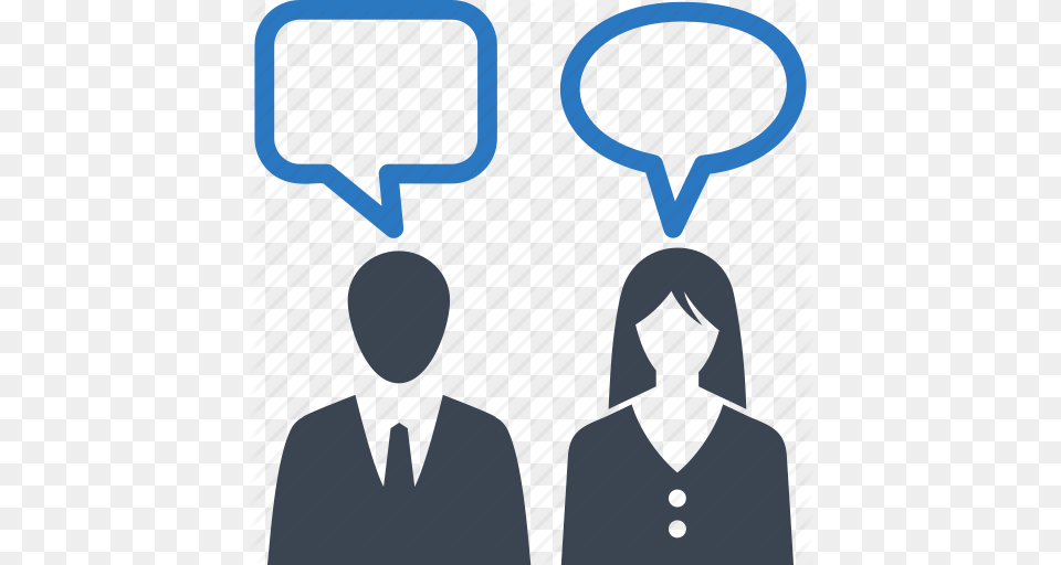 Communication Conversation Discussion Talk Icon, Adult, Male, Man, Person Free Png