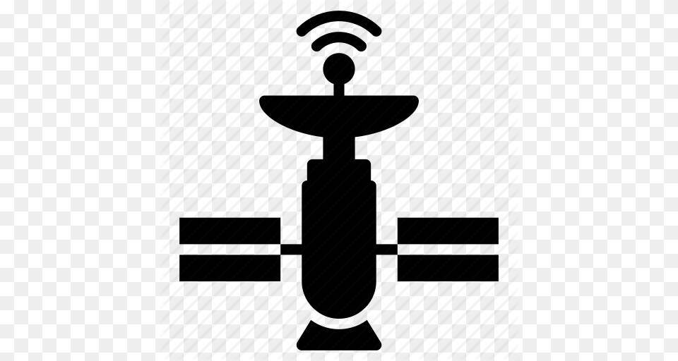 Communication Gps Satellite Spacecraft Transmit Transmitter Icon, Architecture, Fountain, Water, Sword Png
