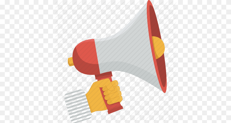 Communication Hand Megaphone Speak Speaker Speech Talk Icon, Electronics Free Png Download