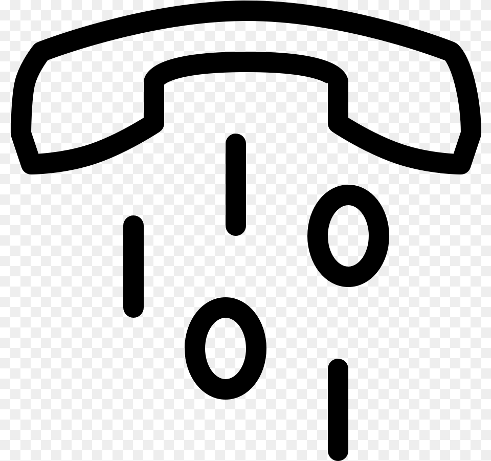 Communication Phone Fax Binary, Gray Png