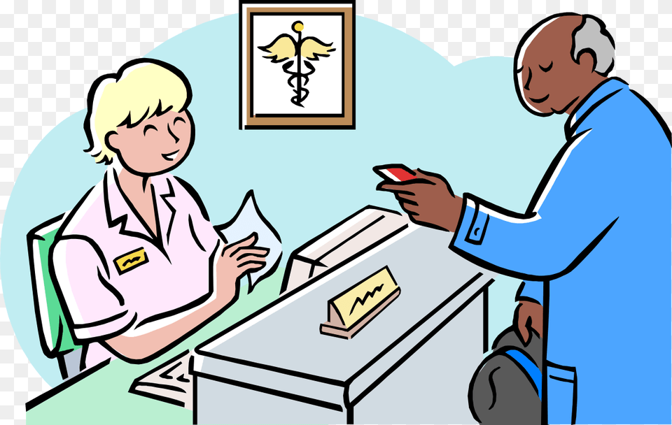 Communication Tension And Difficult Situations At Hospital Receptionist Clipart, Person, Baby, Man, Male Png