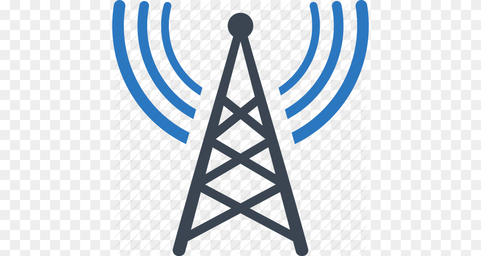 Communication Tower Radio Tower Icon, Cable, Power Lines, Electric Transmission Tower, Festival Free Png