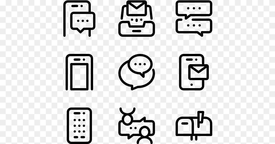 Communication Vector Icon Cv, Gray Free Png