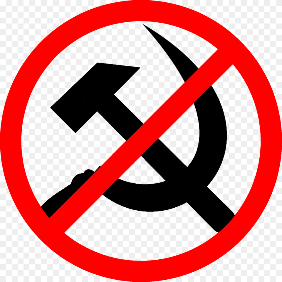 Communism Ban Personalist Labor Revolutionary Party, Sign, Symbol, Road Sign Free Png Download