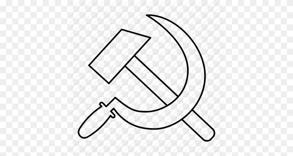 Communism Hammer Hammer And Sickle Russia Sickle Ussr Icon, Device Free Png Download