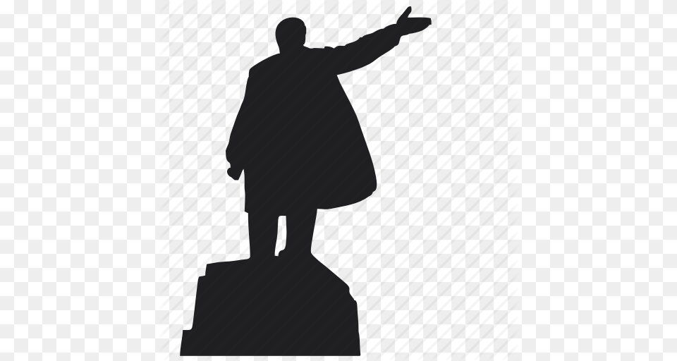 Communism Lenin Monument Politic Politics Russia Icon, Clothing, Coat, Bag, Accessories Free Transparent Png