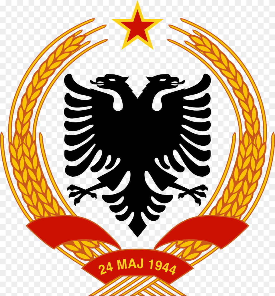 Communist Albania Flag, Emblem, Symbol, Logo Free Transparent Png