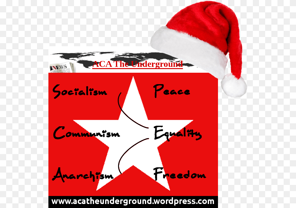 Communist Christmas Aca The Underground Christmas, Clothing, Hat, Baby, Person Png