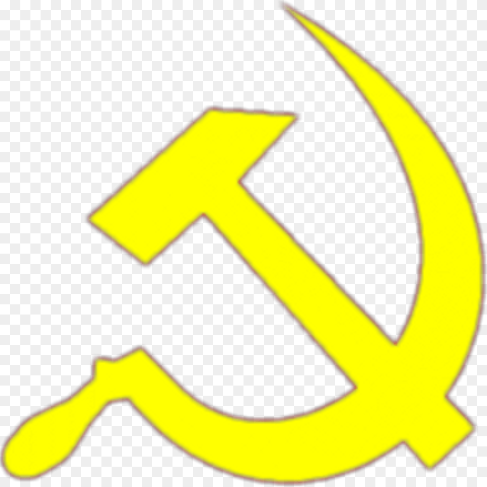 Communist Communism Ussr Sovietunion Hammer And Sickle, Symbol, Sign Png Image