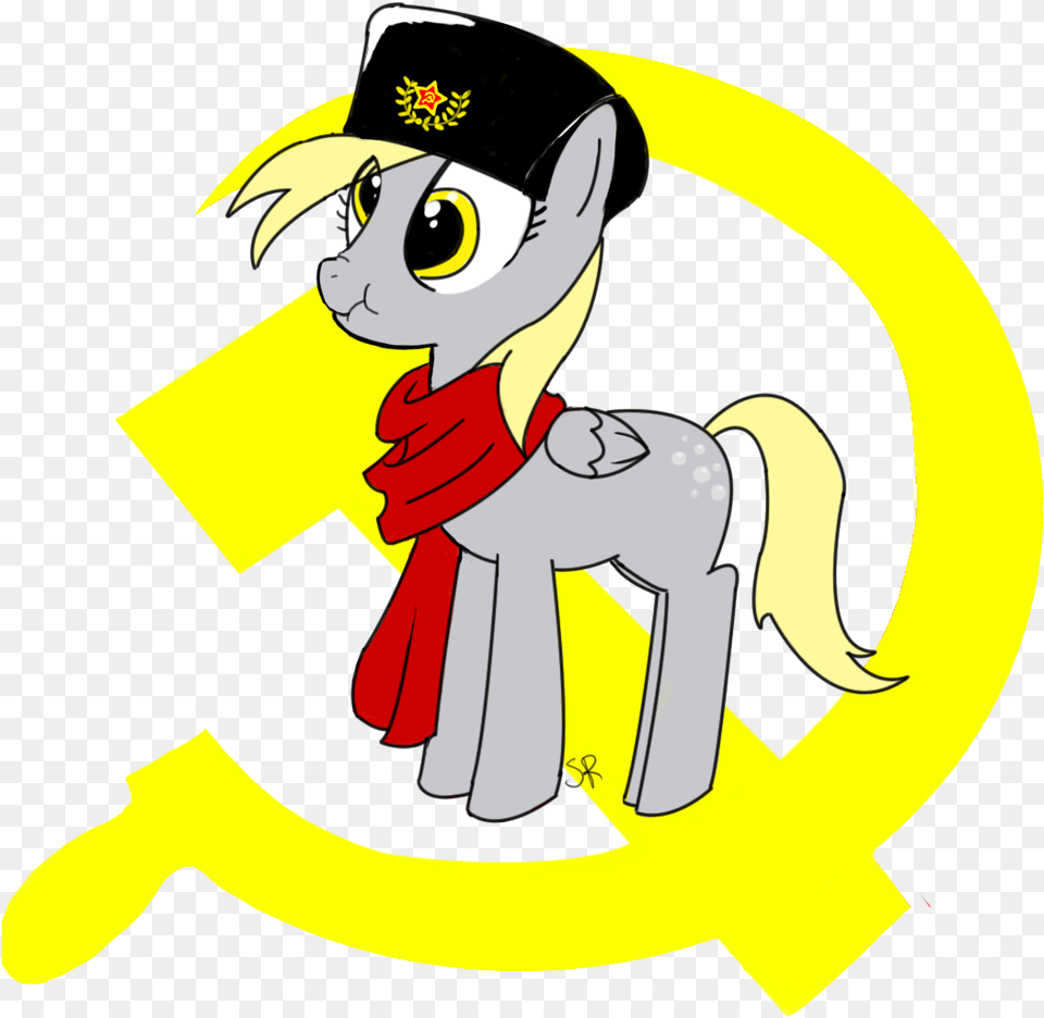 Communist Derp Russian Mlp Pony, Baby, Person, Cartoon, Logo Free Transparent Png