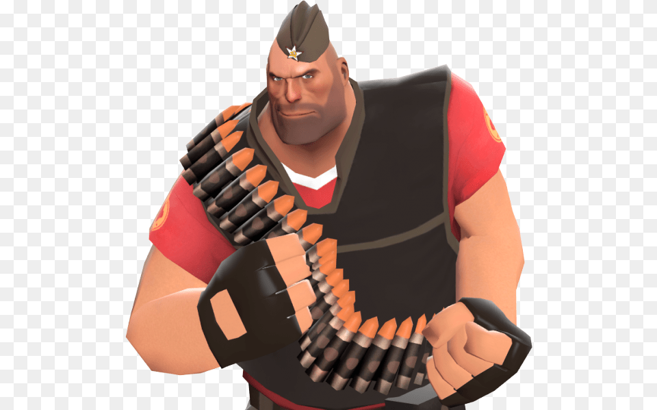Communist Hat Is For Heavy Btw Tf2 General Heavy, Ammunition, Weapon, Adult, Male Free Transparent Png
