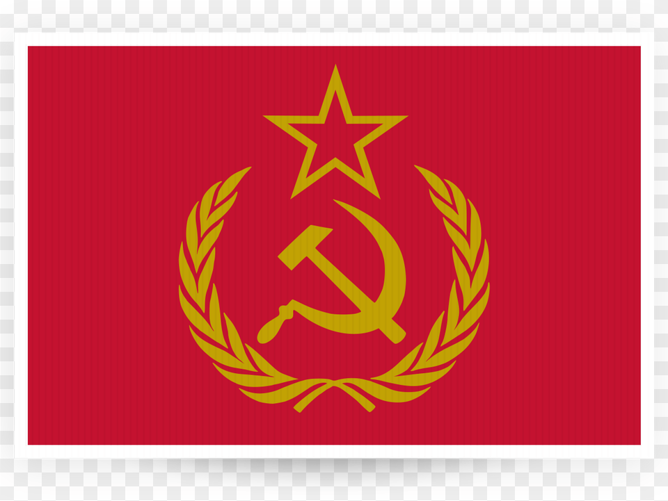 Communist New Ussr Flag Magnet, Symbol, Emblem, Dynamite, Weapon Free Png