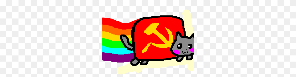 Communist Nyan Cat Drawing, Dynamite, Weapon Free Png