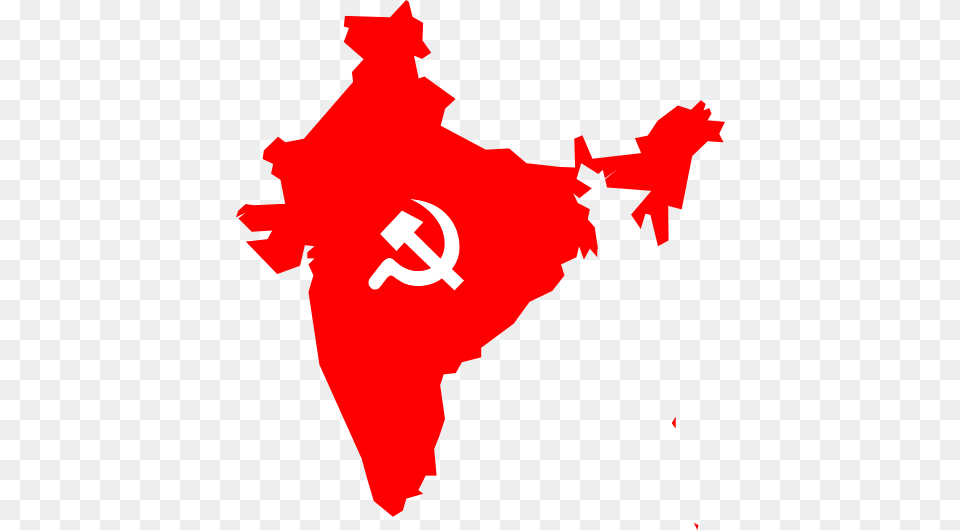 Communist Party Of India Red Flag, Logo, Animal, Fish, Sea Life Png Image