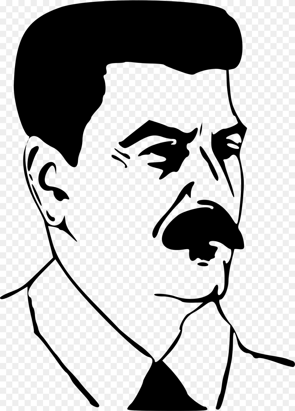 Communist Party Of The Soviet Union Clip Art Stalin Clipart, Gray Png Image