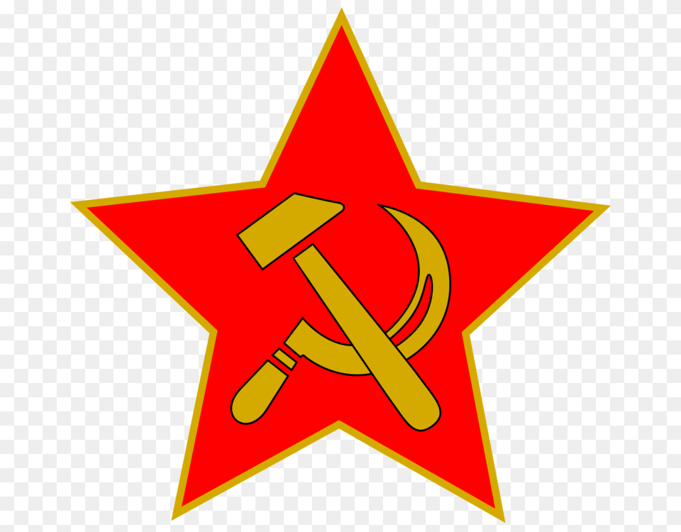 Communist Party Of The Soviet Union Hammer And Sickle Communism, Star Symbol, Symbol Free Transparent Png