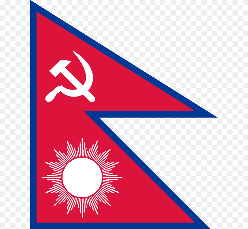 Communist Star Nepal Logo, Triangle Free Transparent Png