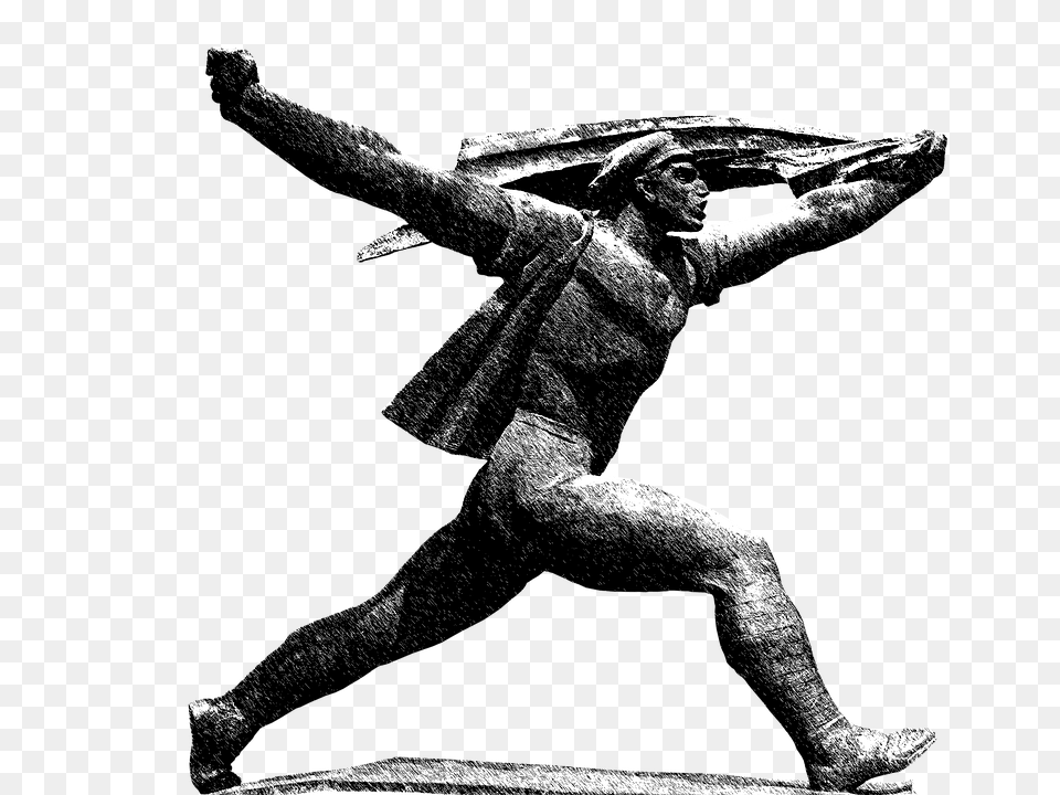 Communist Statue, Adult, Art, Male, Man Png Image