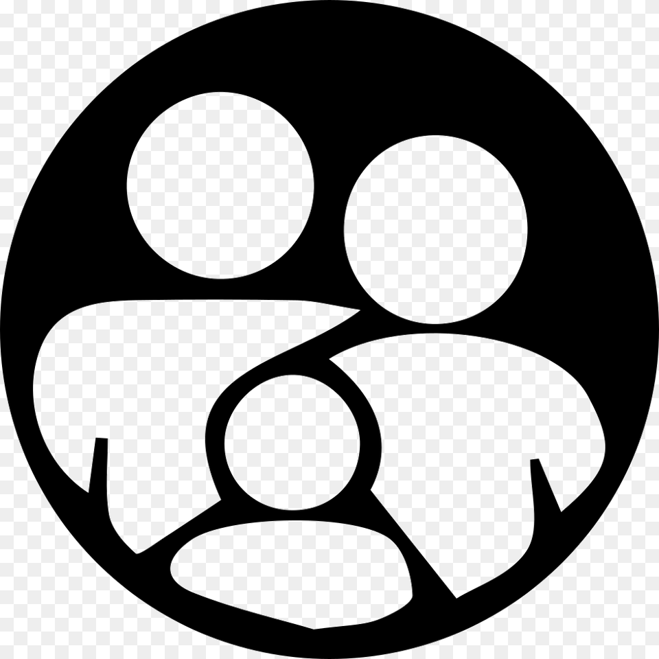 Community Black And White Community Icon, Stencil, Disk, Symbol Free Png