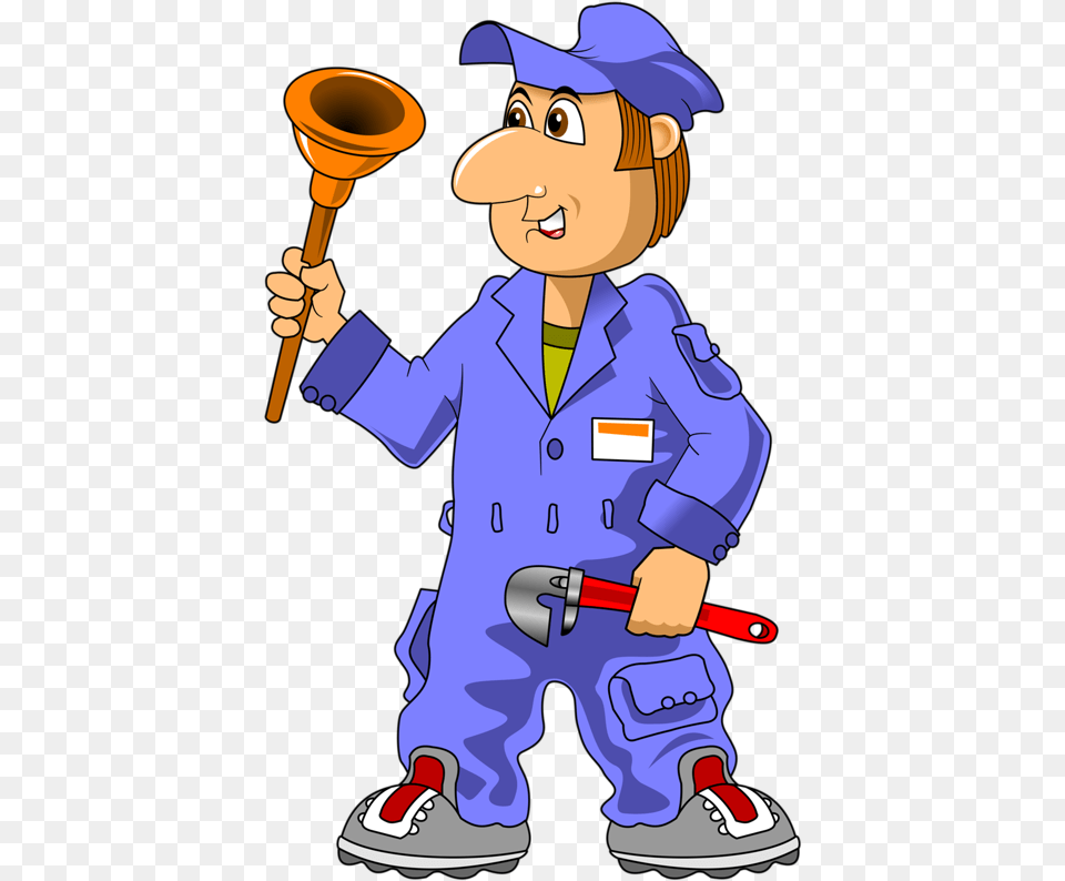 Community Helpers Clipart Plumber Download Community Helpers Plumber Dress, Baby, Person, Face, Head Png
