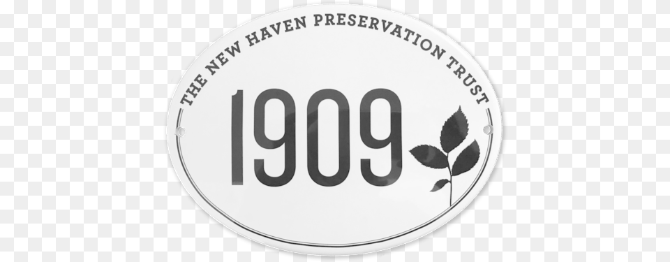 Community Heritage Date Plaque U2014 The New Haven Preservation Trust Circle, Oval, Disk Png Image