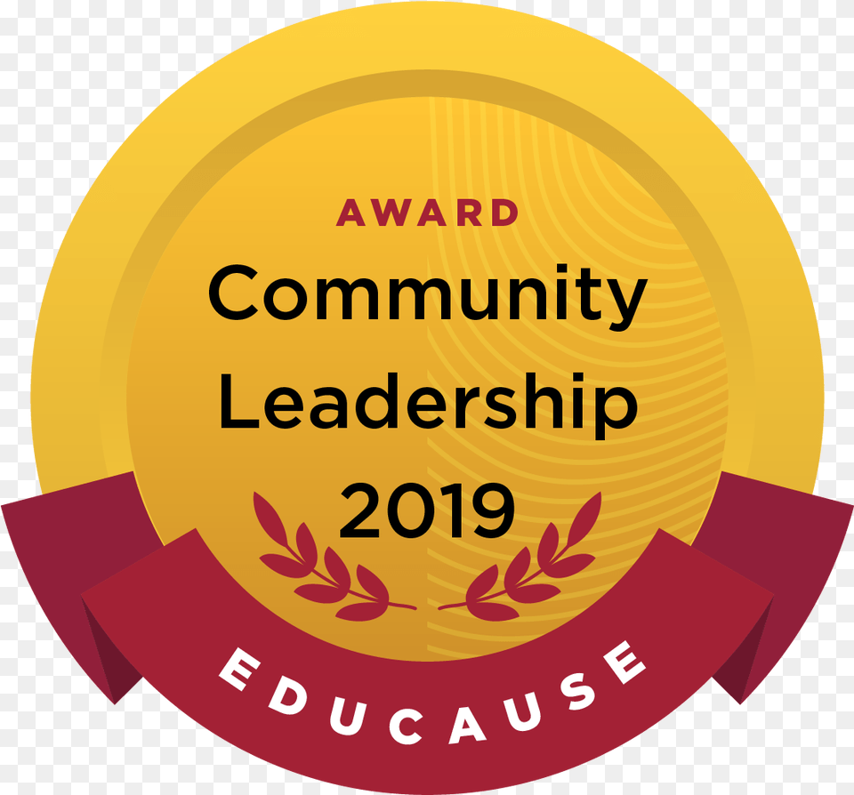 Community Leadership Award, Badge, Logo, Symbol, Gold Free Png Download