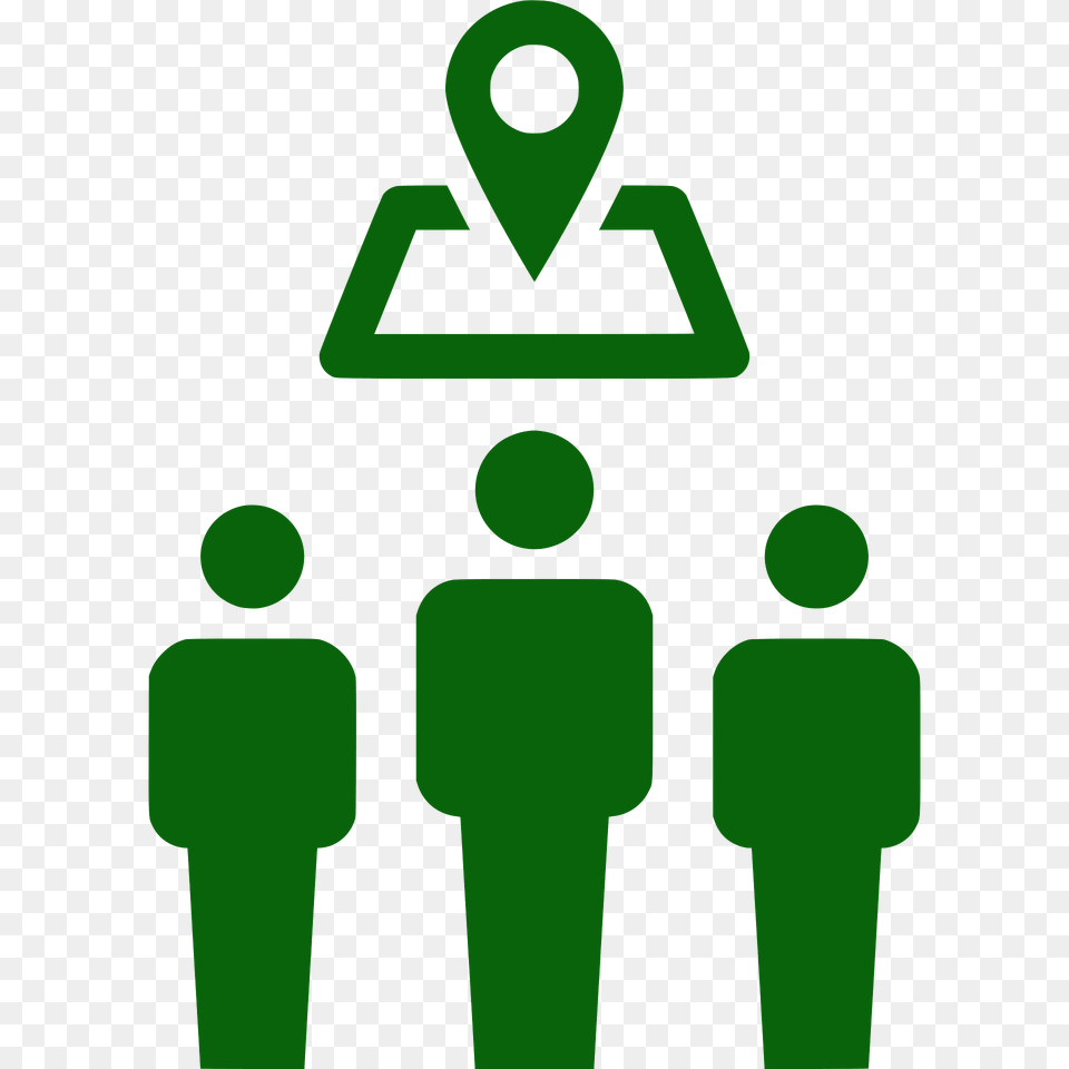 Community Mapping Icon Silhouette, Green, Symbol, Recycling Symbol Free Transparent Png