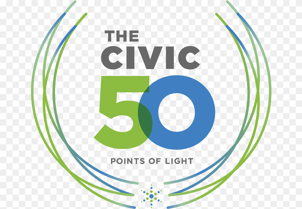Community Points Of Light Civic 50, Symbol, Logo Free Transparent Png