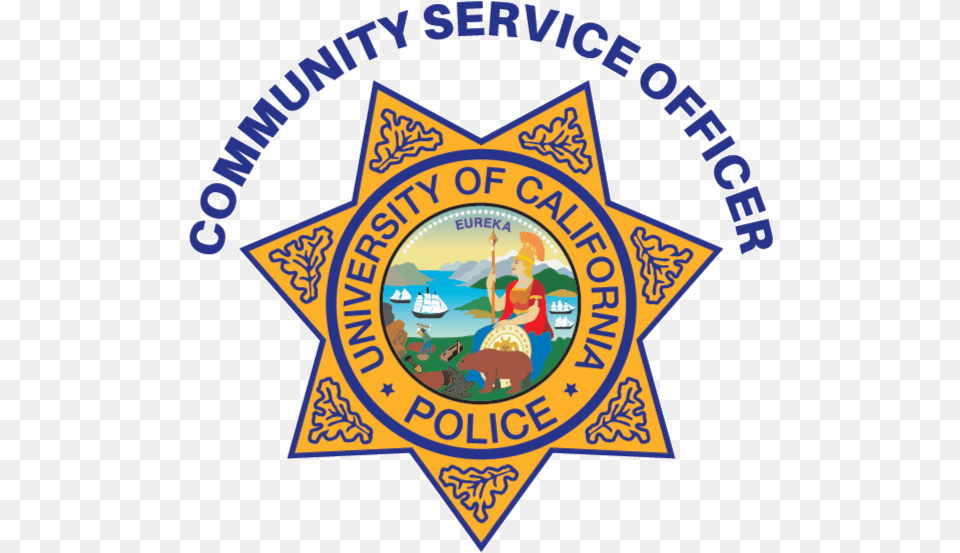 Community Service Officers Police Department University, Badge, Logo, Symbol Free Png Download