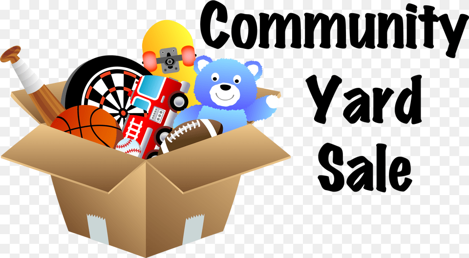 Community Yard Sale Signs Cli Garage Sale Flyer, Box, Mammal, Animal, Bear Free Png Download
