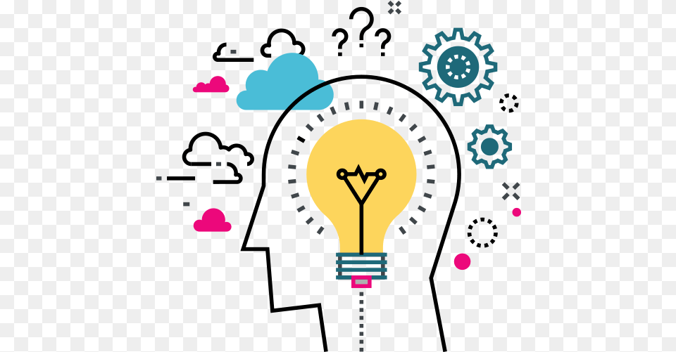 Como Hacer Crecer Negocio Ideas Rentables Cognitive Psychology, Light, Lightbulb, Machine, Wheel Png