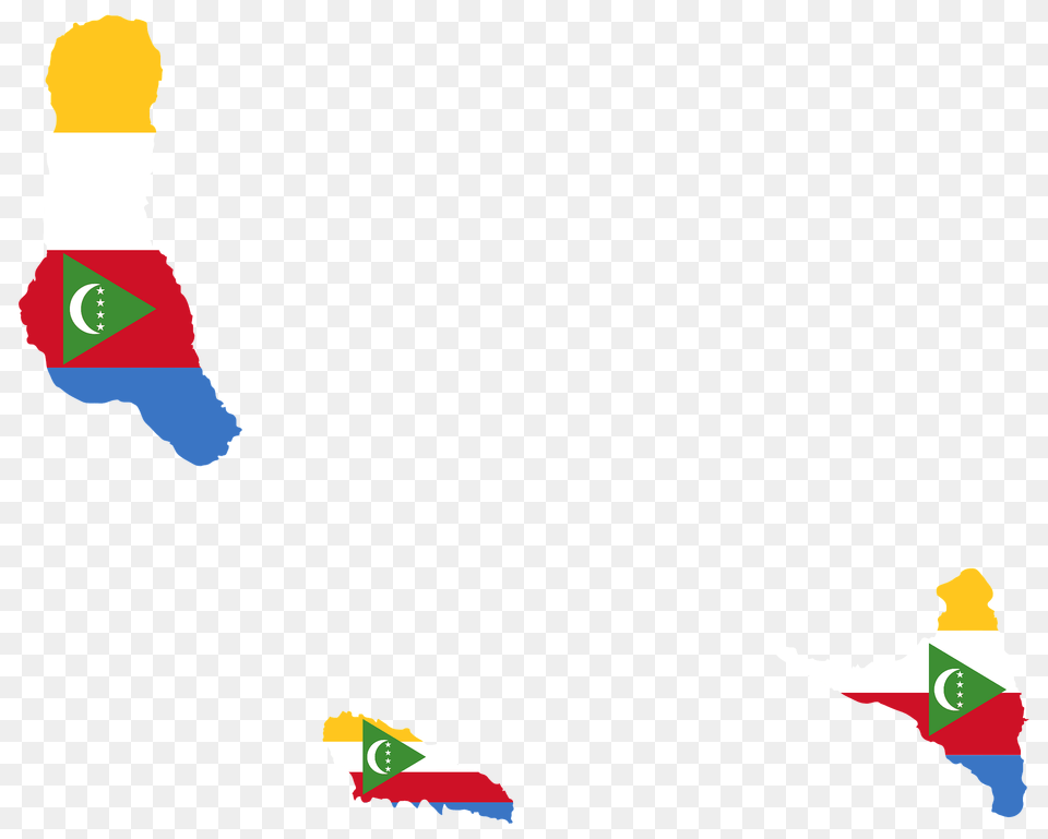 Comoros Flag Map Clipart Free Png