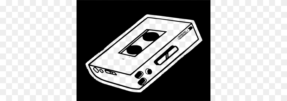 Compact Cassette Computer Icons Magnetic Tape Cassette Clip Art, Gray Free Png Download