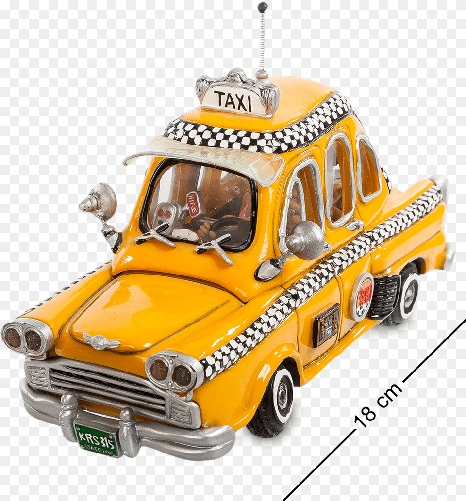 Compact City Classic Car Taxi Model Clipart Model Car, Transportation, Vehicle, Machine, Wheel Free Png Download