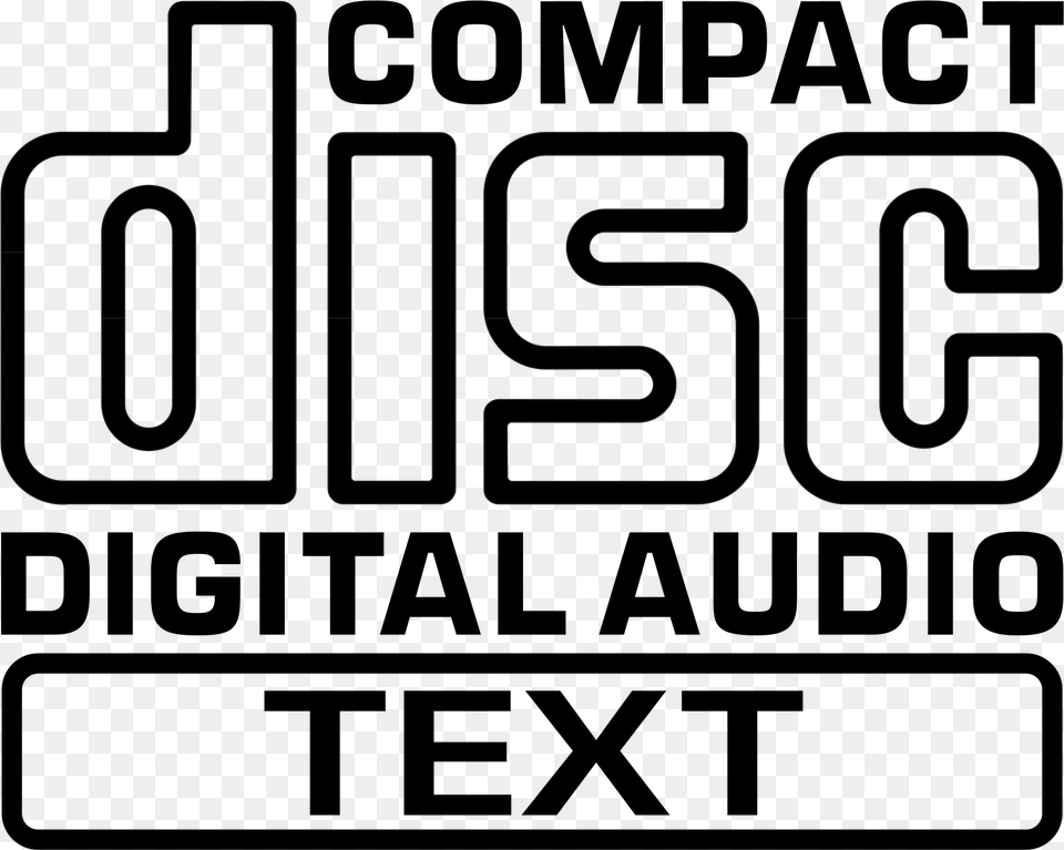 Compact Disc Digital Audio Text Logo, Blackboard Png