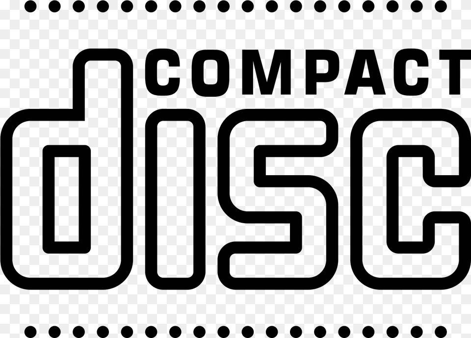 Compact Disc Logo, Gray Png Image