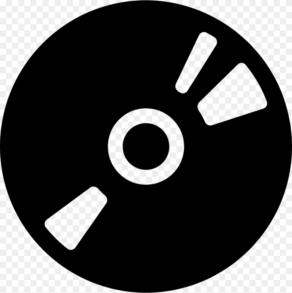 Compact Disc With Glare Depression Icon, Disk, Dvd Free Transparent Png