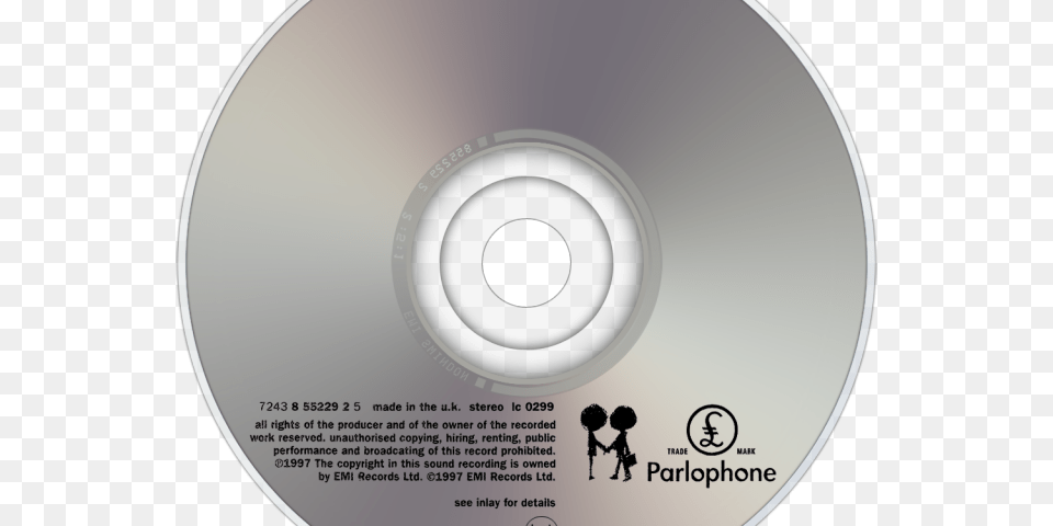 Compact Disk Clipart Cd Stack Parlophone Records, Dvd, Person Free Png Download