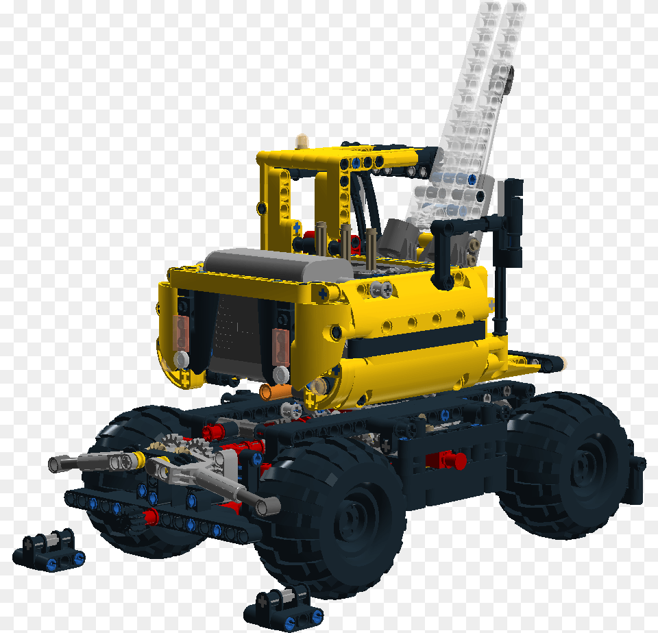 Compact Excavator Back V4 Robot, Bulldozer, Machine, Construction, Construction Crane Free Png