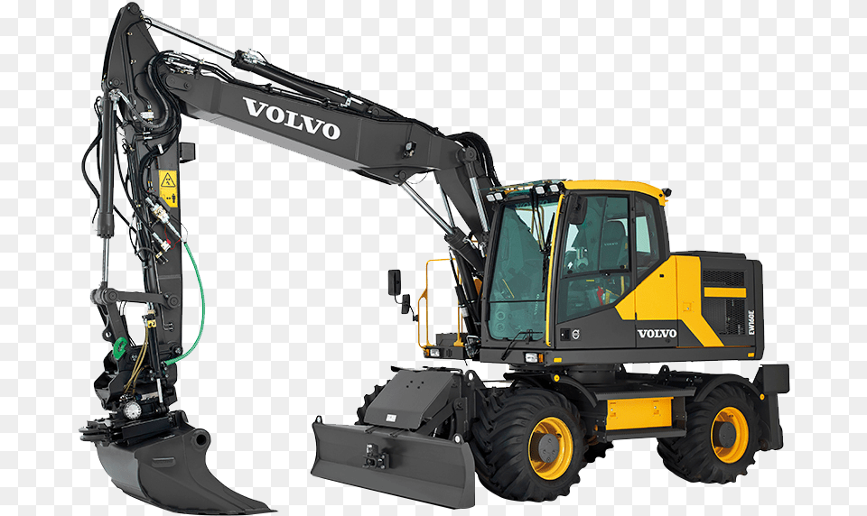 Compact Excavators Volvo Excavators, Machine, Bulldozer Png Image